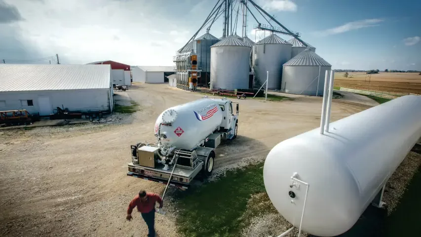 Commercial propane delivery