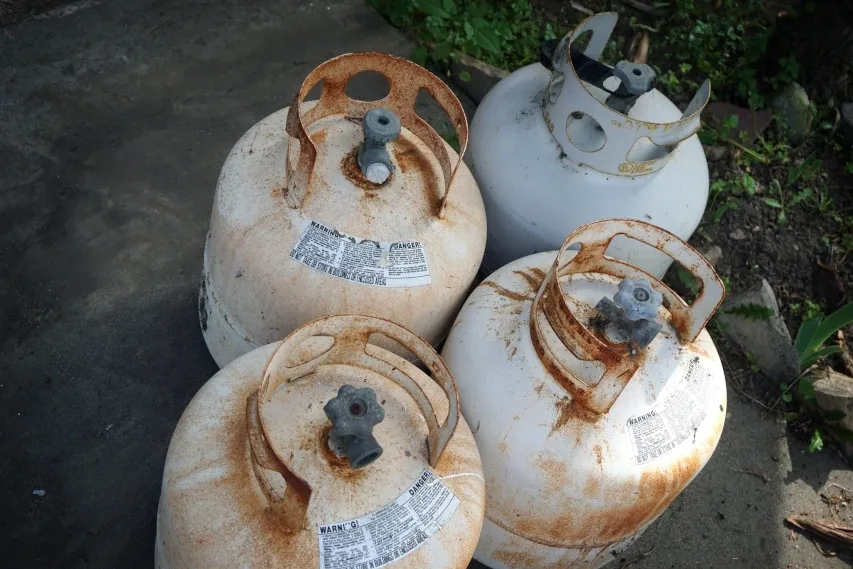 Propane bottles