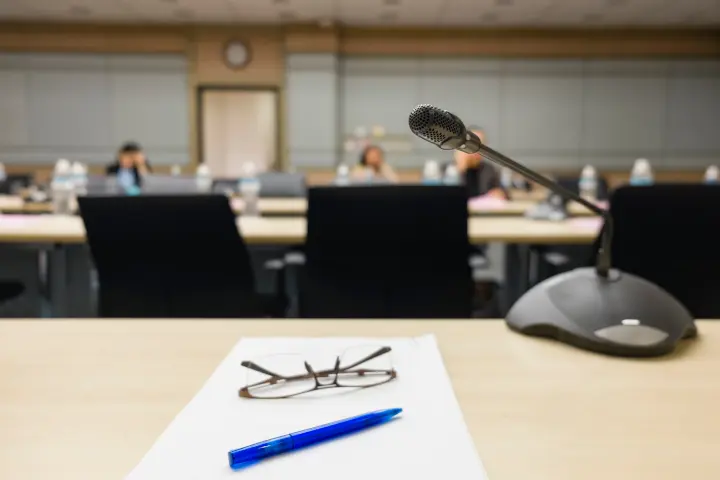 School board meeting