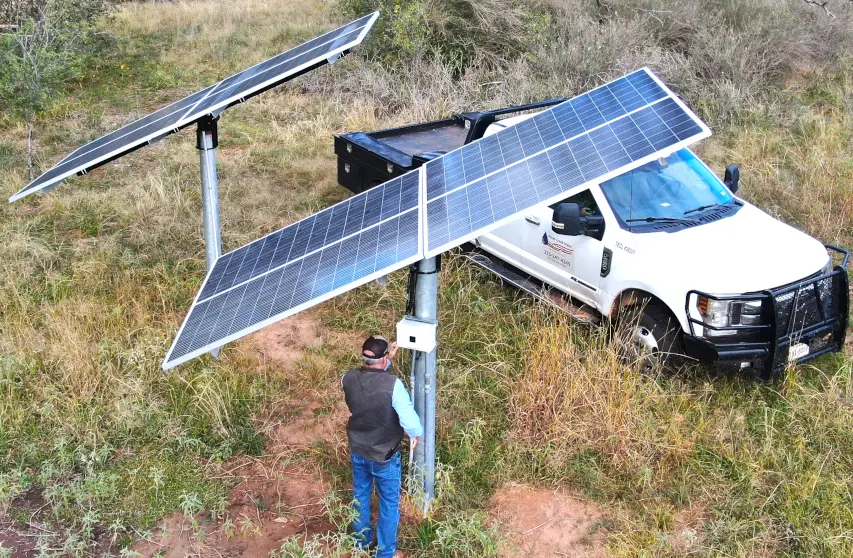 Solar panel installation