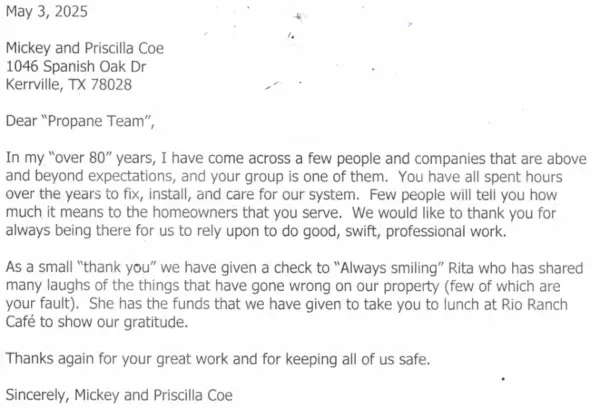 Testimonial kerrville mickey priscilla