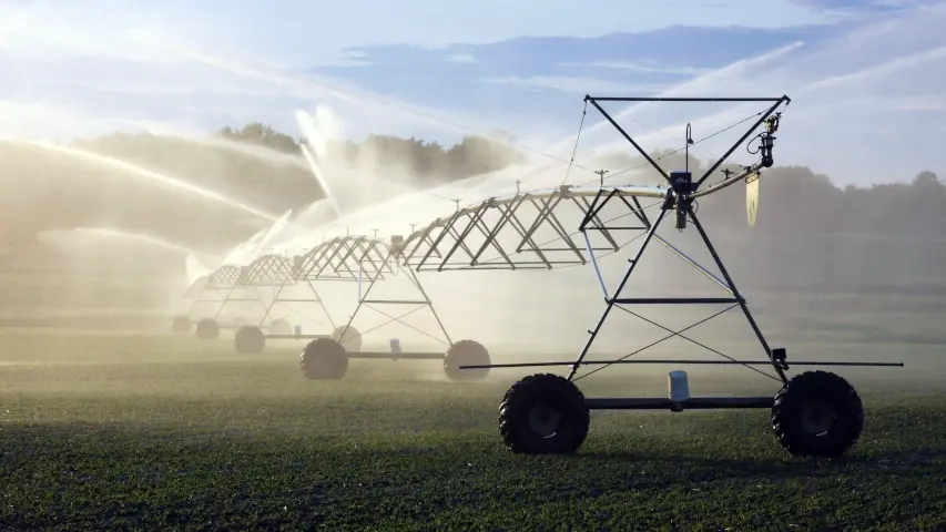 Farm crop irrigation