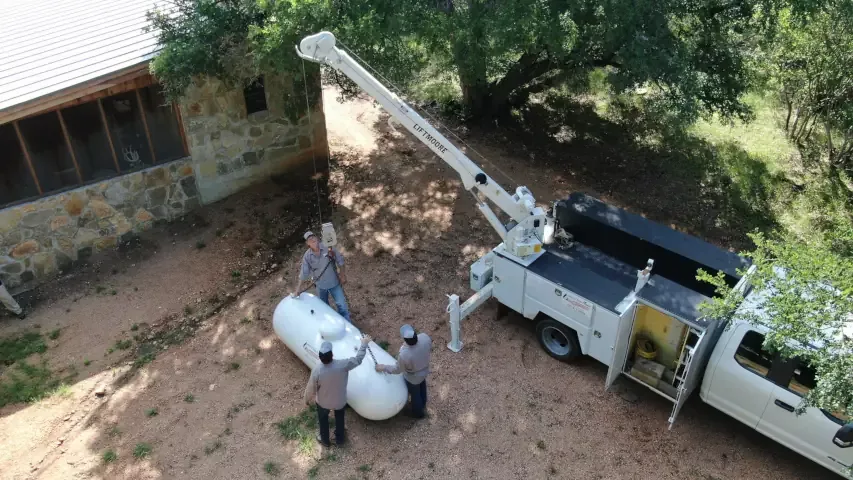 Propane Tank Installation Aboveground