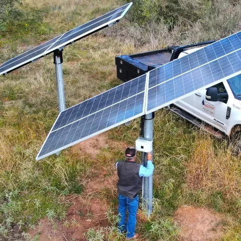 Solar panel installation