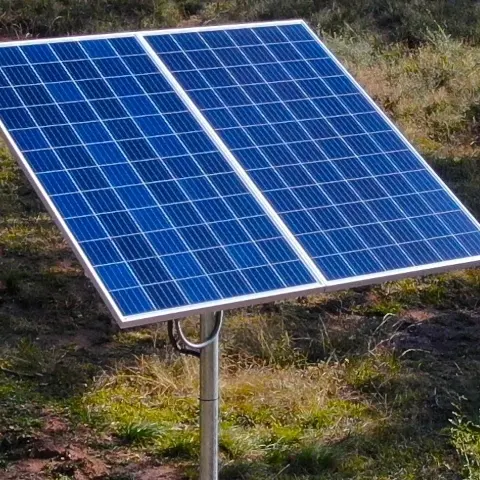 Solar panel water pumps