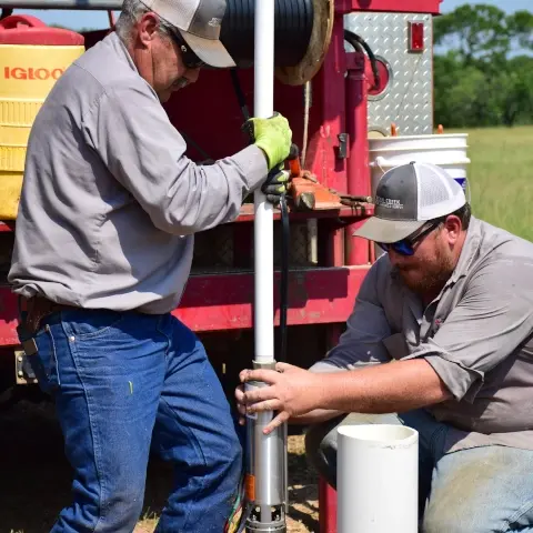 Water pump installation