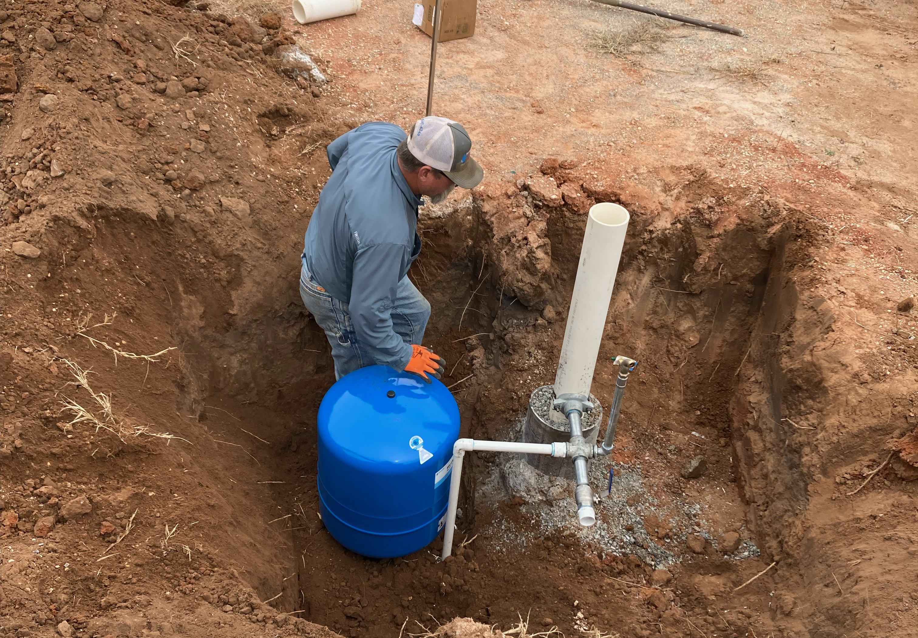 Water well pump installations
