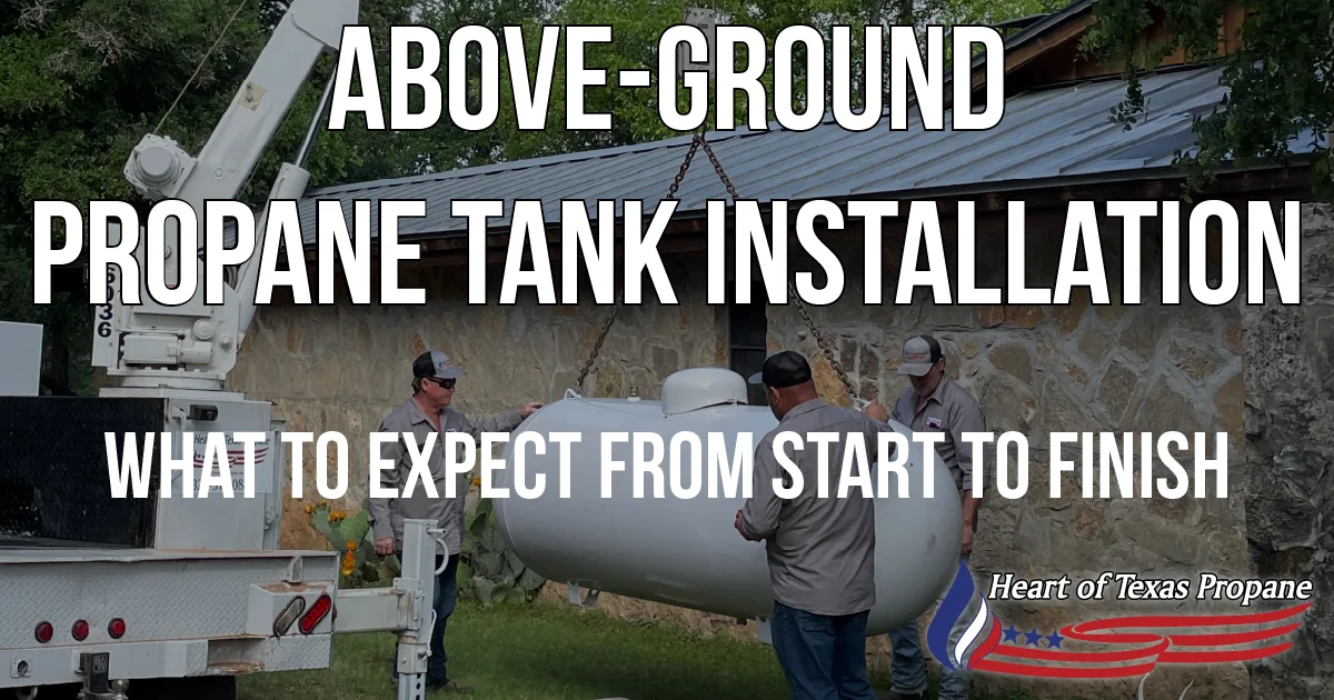 Above ground tank installation blog