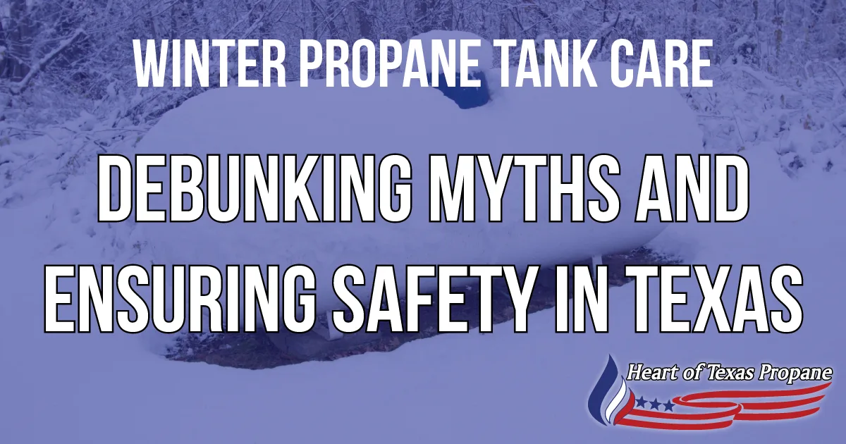 Propane tank winter protection