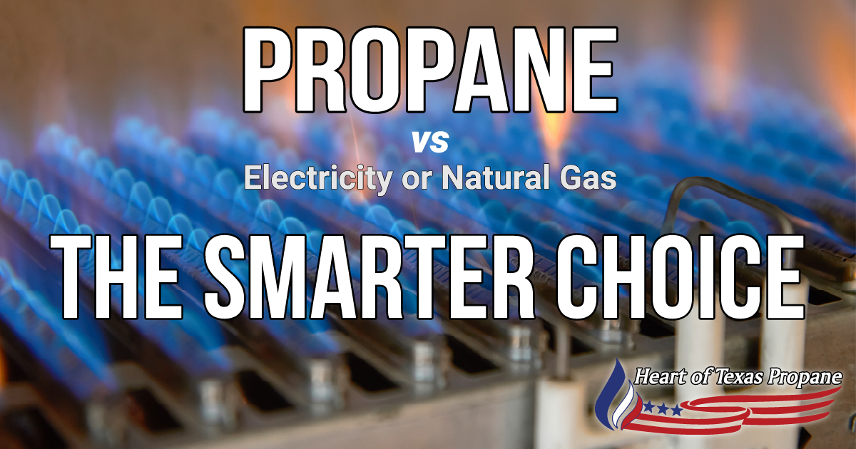 Propane vs electricity natural gas