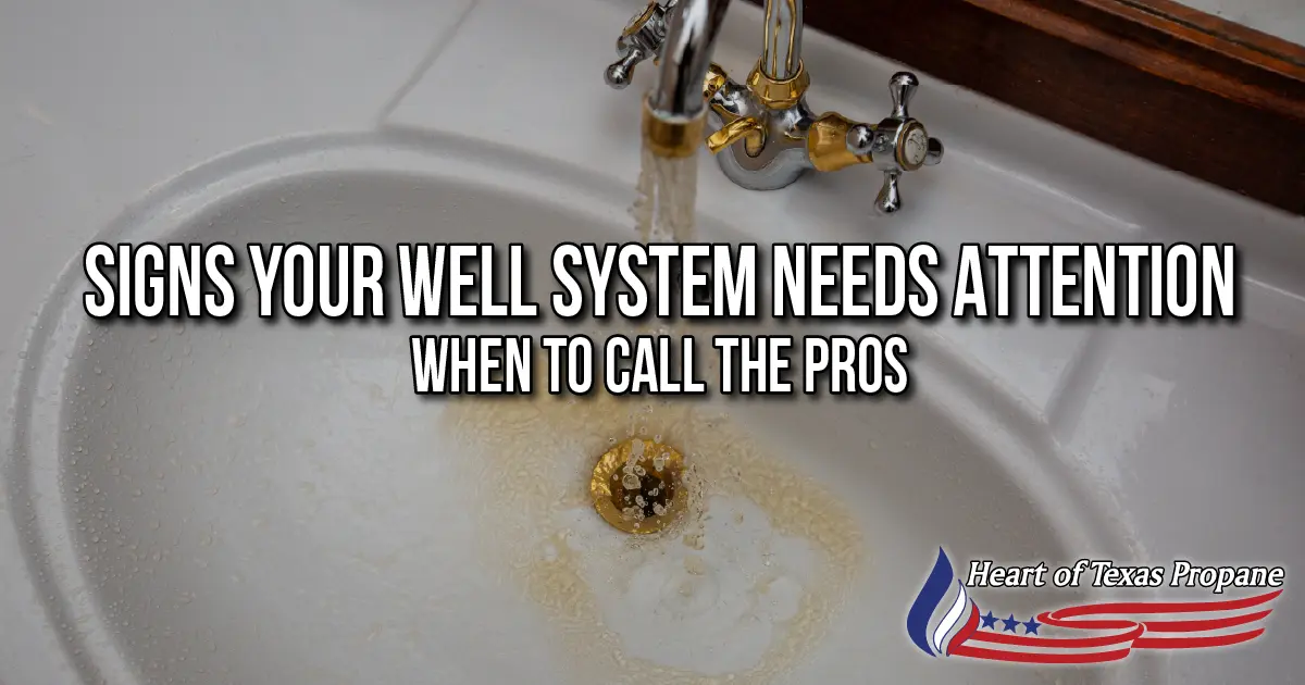 Signs your water well needs repair