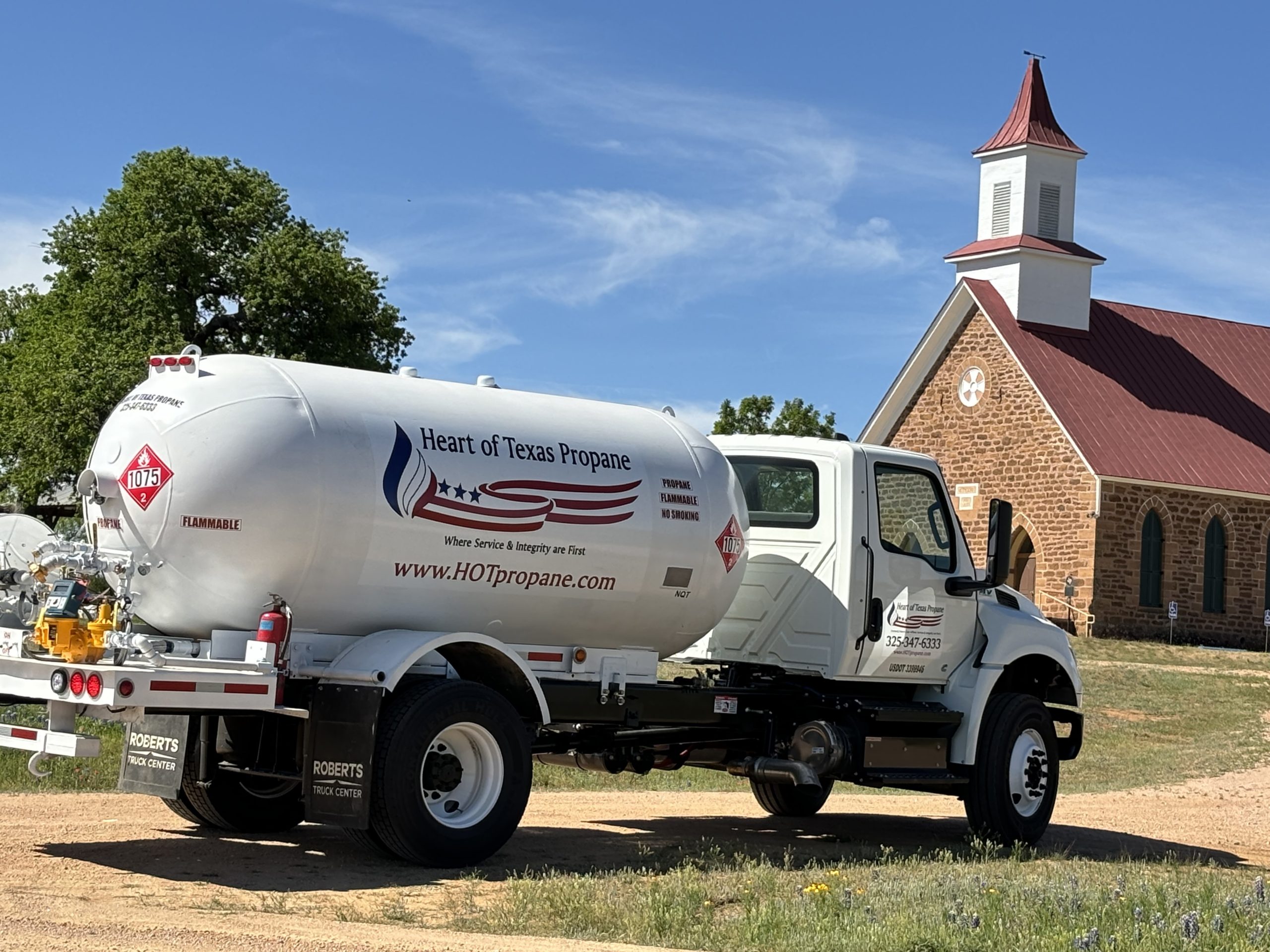 Heart of Texas Propane truck
